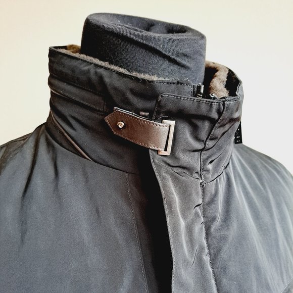 NEW Men's Gimo's Black Warm Jacket Coat Size 54 & 56 - Picture 4 of 16